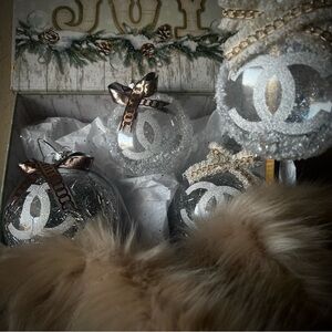 Handcrafted Holiday Ornaments-Set of 4